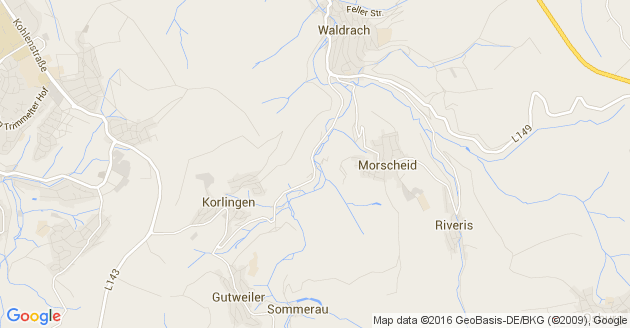 Karte Morscheid Ruwer