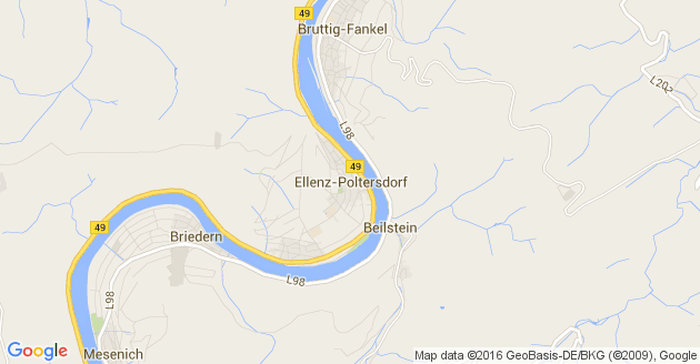 Karte Ellenz Poltersdorf