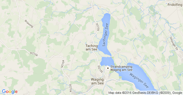 Karte Taching am See