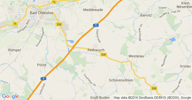 Karte Rethwisch Kreis Stormarn