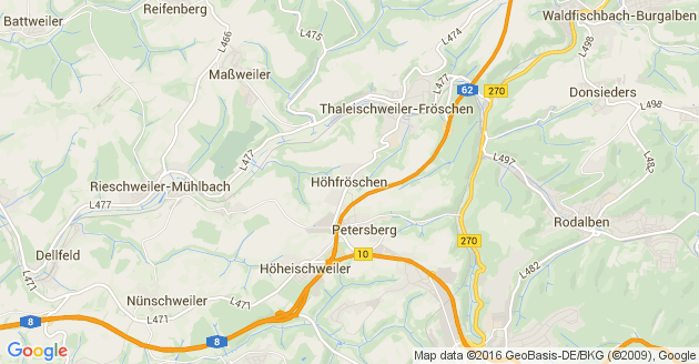 Karte Höhfröschen