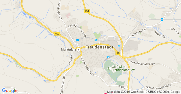 Karte Freudenstadt