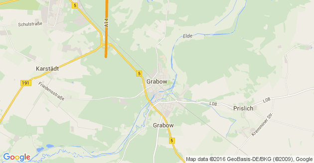 Karte Grabow Below Post Grabow