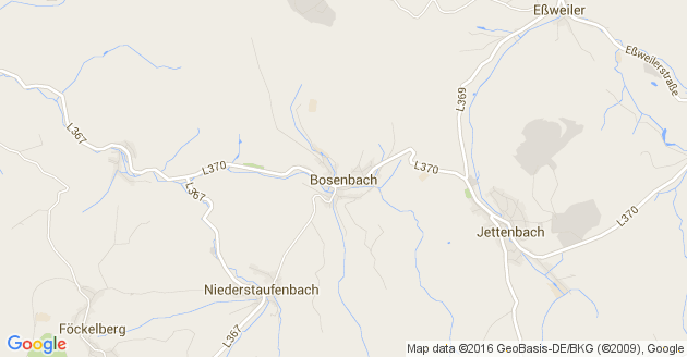 Karte Bosenbach