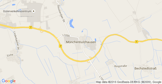 Karte Mönchenholzhausen
