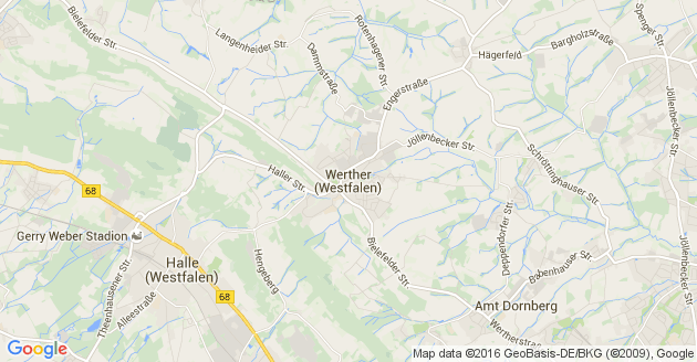 Karte Werther in Westfalen