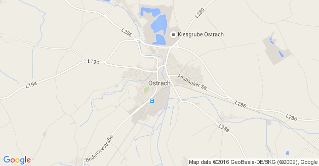 Karte Ostrach