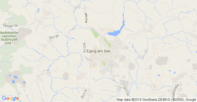 Karte Eging am See