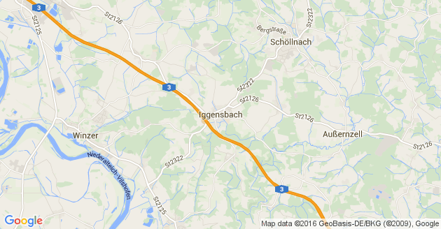 Karte Iggensbach