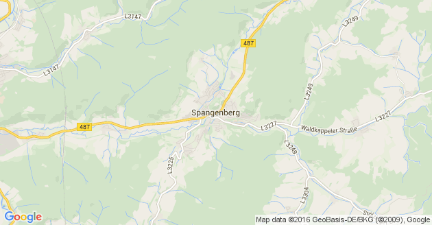 Karte Spangenberg