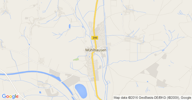 Karte Mühlhausen in der Oberpfalz