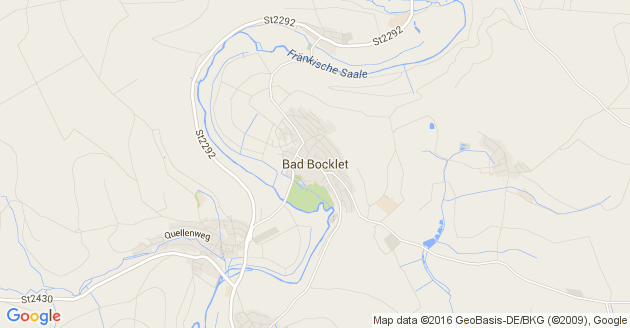 Karte Bad Bocklet