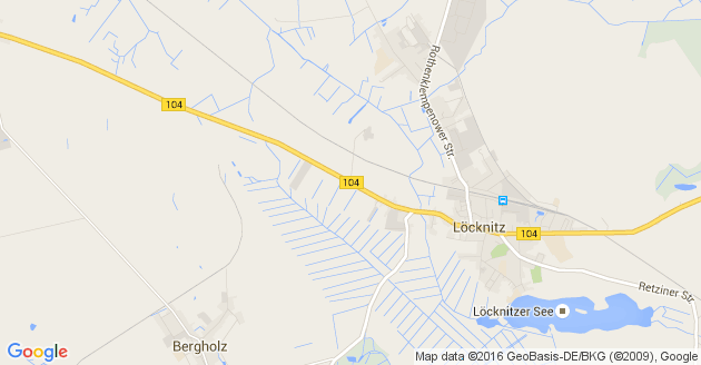 Karte Bergholz bei Pasewalk