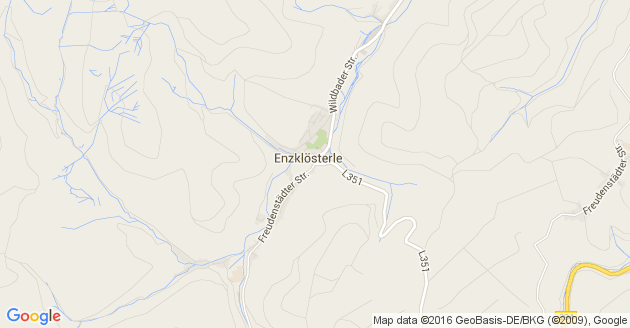 Karte Enzklösterle