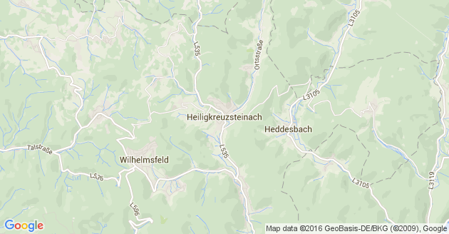 Karte Heiligkreuzsteinach
