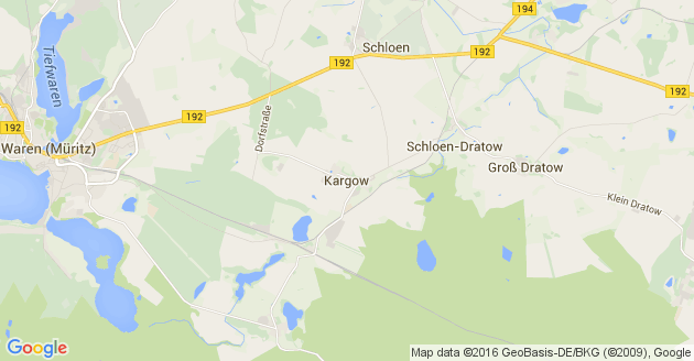 Karte Kargow