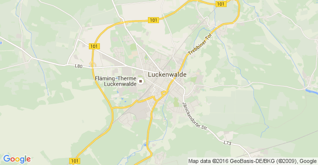 Karte Luckenwalde