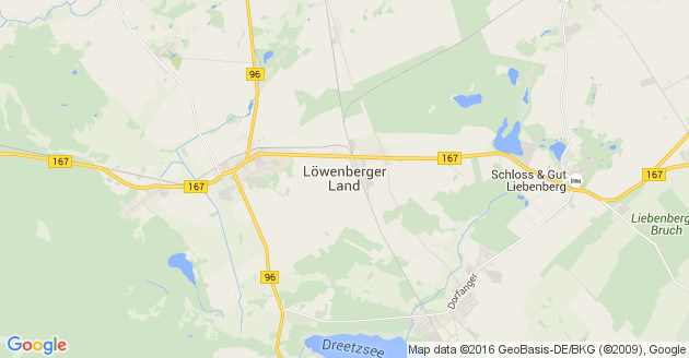 Karte Löwenberger Land