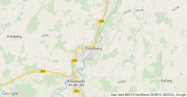 Karte Trostberg