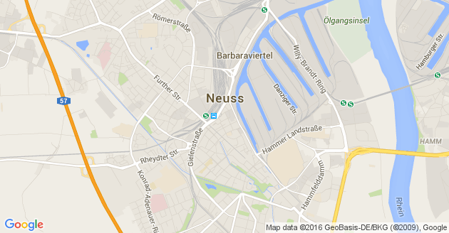 Karte Neuss