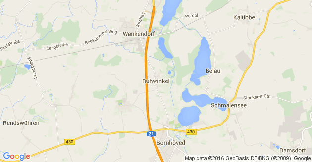 Karte Ruhwinkel