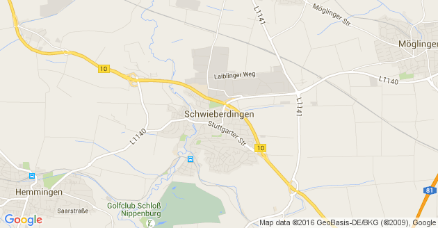 Karte Schwieberdingen
