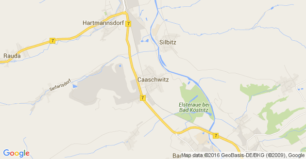 Karte Caaschwitz             