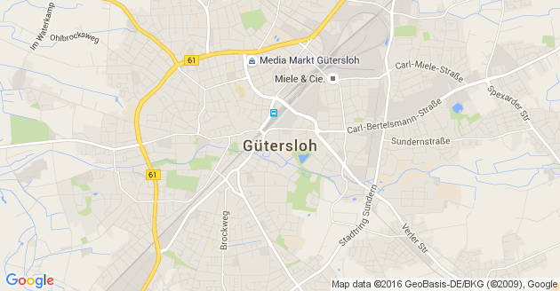 Karte Gütersloh