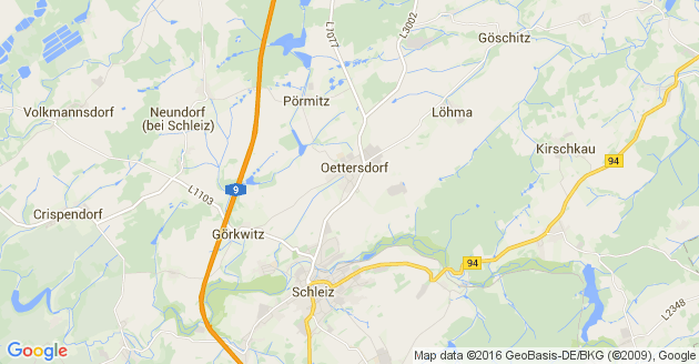 Karte Löhma bei Schleiz