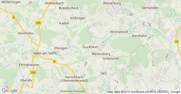 Karte Guckheim