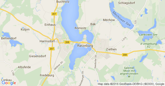 Karte Ratzeburg