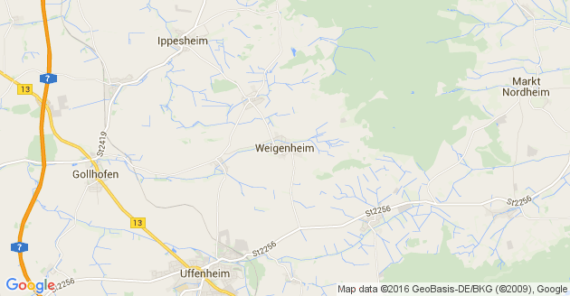 Karte Weigenheim