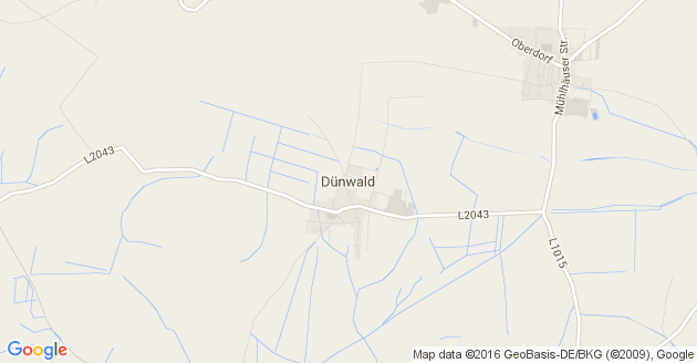 Karte Dünwald
