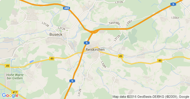 Karte Reiskirchen