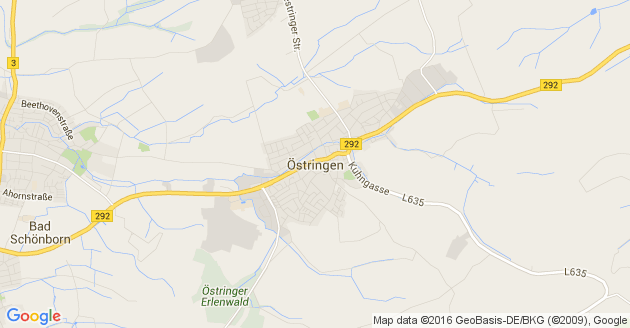 Karte Östringen              