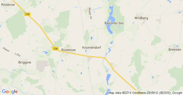 Karte Knorrendorf Post Kleeth