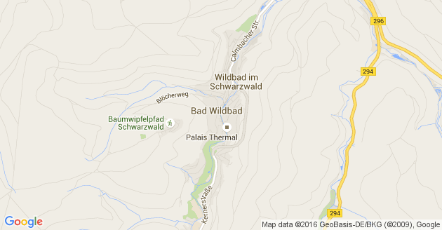Karte Bad Wildbad