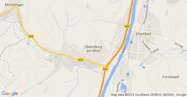 Karte Obernburg am Main