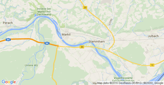 Karte Stammham am Inn