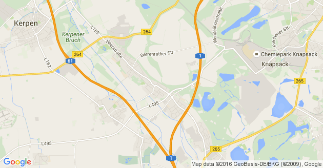 Karte Kerpen in der Eifel