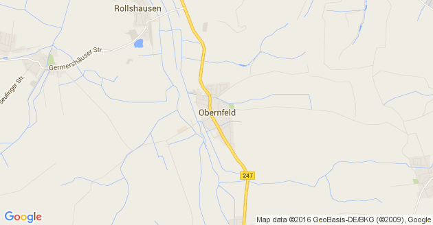 Karte Obernfeld