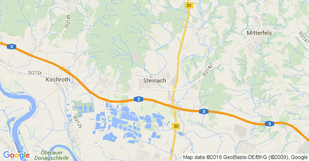 Karte Steinach bei Straubing