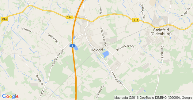 Karte Holdorf in Niedersachsen