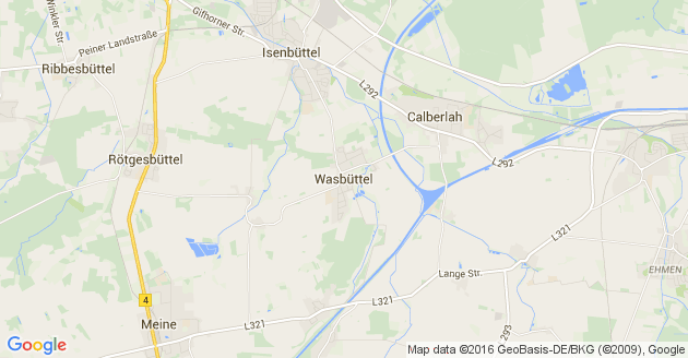Karte Wasbüttel