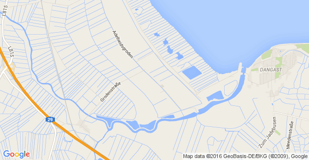 Karte Bockhorn am Jadebusen