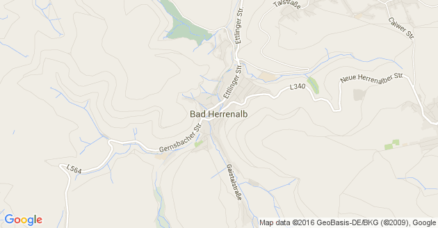 Karte Bad Herrenalb