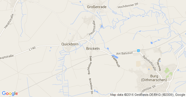 Karte Brickeln