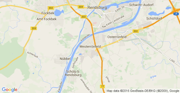 Karte Westerrönfeld