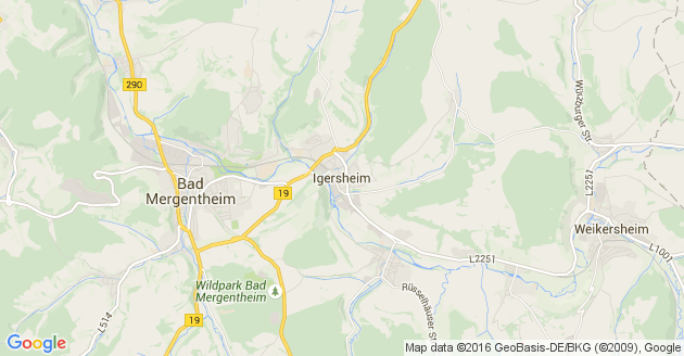 Karte Igersheim              