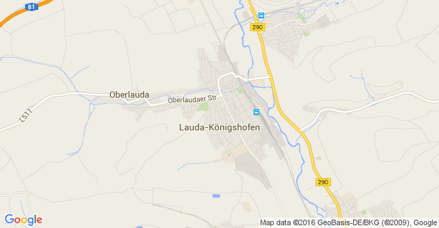 Karte Lauda Königshofen